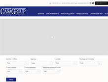 Tablet Screenshot of casagroup.it